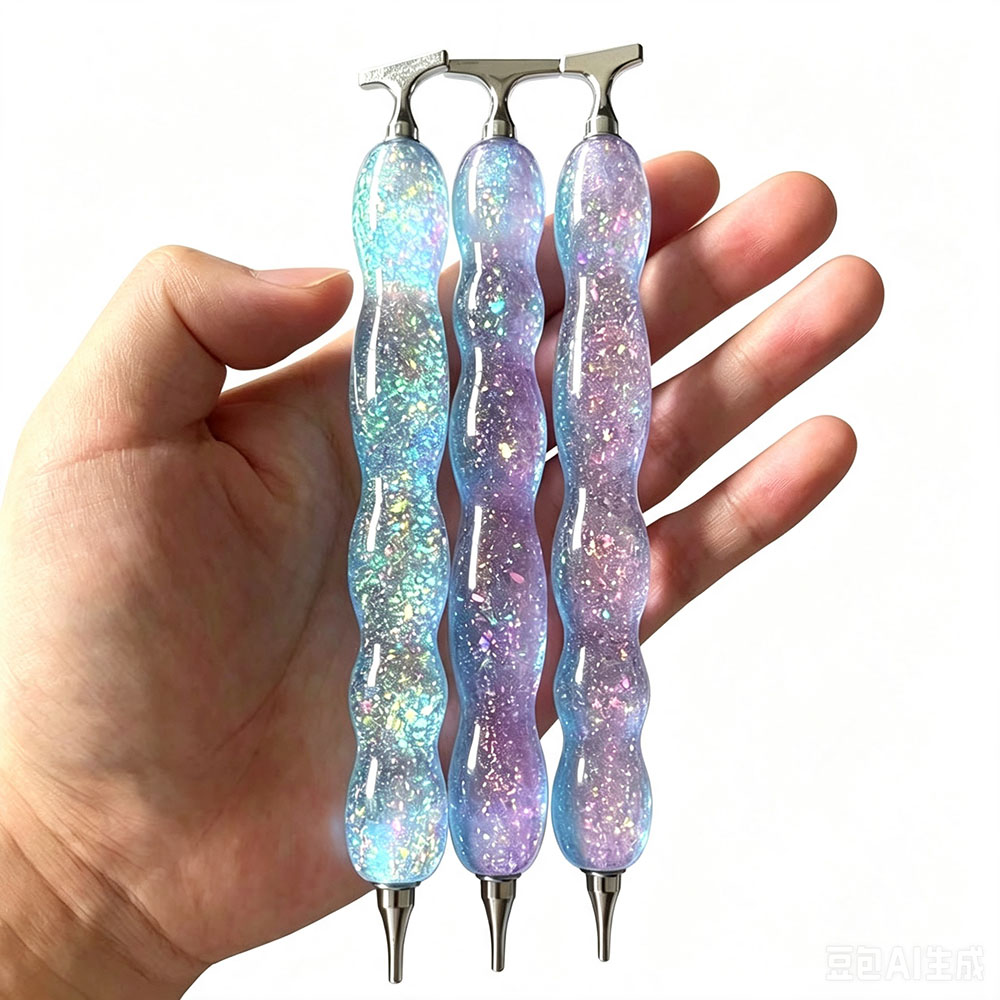 Neuer Rosa-Blauer Glänzender D – Embroidery Rose Bewertung und Preis