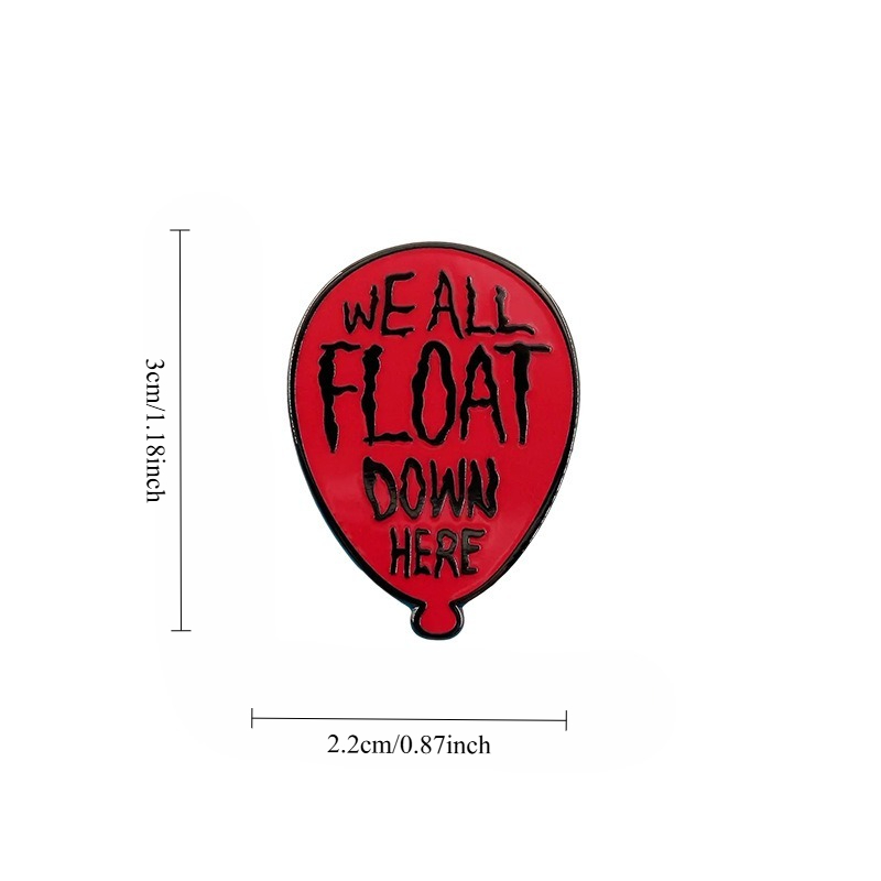 1 Stück Roter Ballon Horrorfil – Embroidery Bali Bewertung und Preis