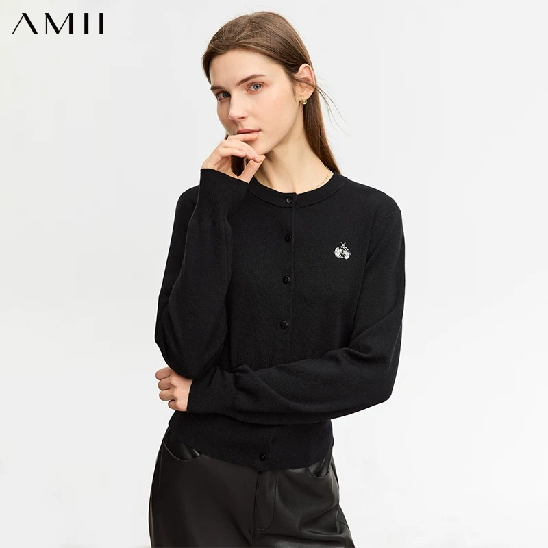AMII Minimalistischer Wollpull – Embroidery Lady Bug Bewertung und Preis