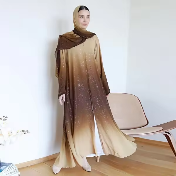 Eid Ramadan Farbverlauf Kimono – Embroidery Kebaya Bewertung und Preis