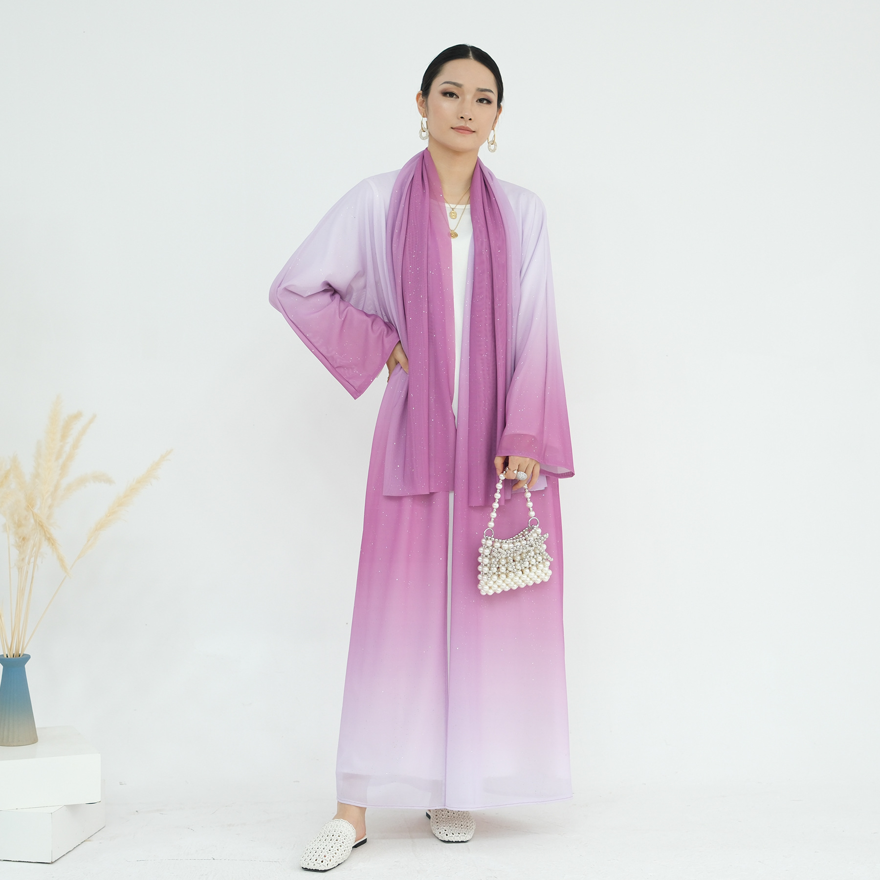 Eid Ramadan Farbverlauf Kimono – Embroidery Kebaya Bewertung und Preis